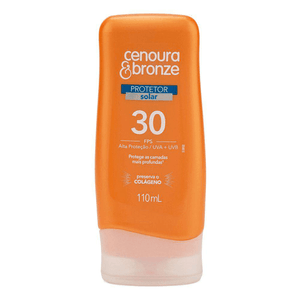 CENOURA E BRONZE PROTETOR SOLAR LOÇAO FPS30 110ML