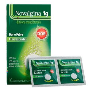 NOVALGINA 1G 10CPR EFERVESCENTES