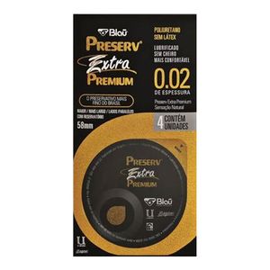 PRESERVATIVO PRESERV EXTRA PREMIUM 4UN