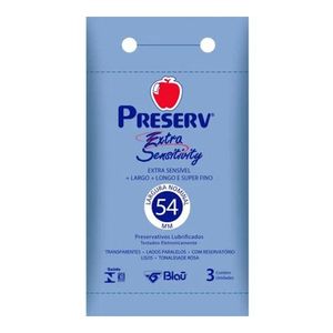 PRESERVATIVO PRESERV EXTRA SENSITIVITY 3UN
