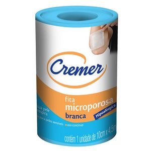 FITA MICROPOROSA CREMER BRANCA 10CMX4,5M