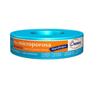 FITA MICROPOROSA CREMER BRANCA 1,2CMX4,5M