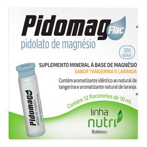 PIDOMAG FLAC ZERO AÇUCAR 12FLACONETES 10ML