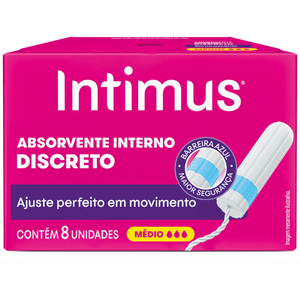 ABSORVENTE INTIMUS INTERNO MEDIO 8UN
