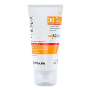 SUNMAX SENSITIVE FAMILY PROTETOR SOLAR GEL CREME FPS30 160ML
