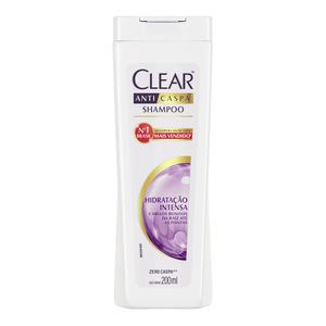 SHAMPOO CLEAR WOMEN ANTICASPA HIDRATAÇAO INTENSA 200ML