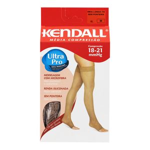 MEIA 7/8 KENDALL MEDIA COMPRESSAO M SEM PONTEIRA RENDADA MEL