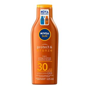 NIVEA SUN PROTETOR SOLAR PROTECT&BRONZE LOÇAO FPS30 125ML