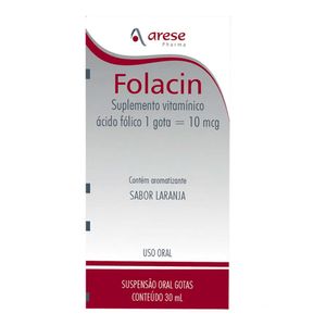 FOLACIN 0,2MG/ML SOLUÇAO ORAL GOTAS 30ML