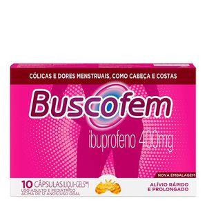 BUSCOFEM 400MG 10CAP