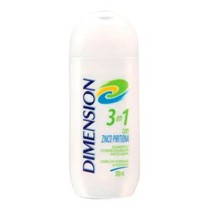 SHAMPOO DIMENSION 3EM1 NORMAIS A OLEOSOS 200ML