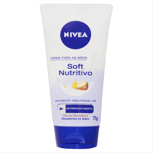 NIVEA SOFT NUTRITIVO OLEO DE MACADAMIA CREME PARA MAOS 75G