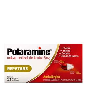 POLARAMINE REPETABS 6MG 12CPR