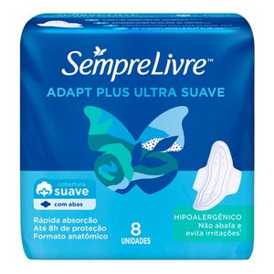 ABSORVENTE SEMPRE LIVRE ADAPT PLUS COBERTURA SUAVE COM -61