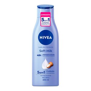 NIVEA HIDRATANTE CORPORAL SOFT MILK PELE SECA 200ML