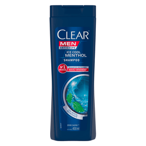 SHAMPOO CLEAR MEN ANTICASPA ICE COOL MENTHOL 400ML