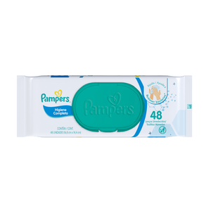 LENÇO UMEDECIDO PAMPERS HIGIENE COMPLETA 48UN