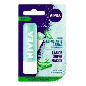 NIVEA PROTETOR LABIAL ESFOLIANTE ALOE VERA 4,8G