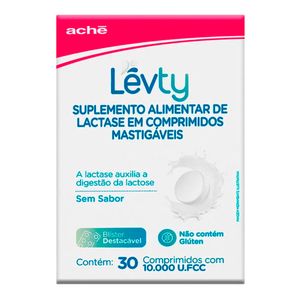 LEVTY 10.0000U SEM SABOR MASTIGAVEL 30CPR