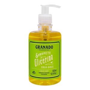 SABONETE LIQUIDO GRANADO GLICERINA ERVA DOCE 300ML PUMP