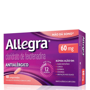 ALLEGRA 60MG 10CPR
