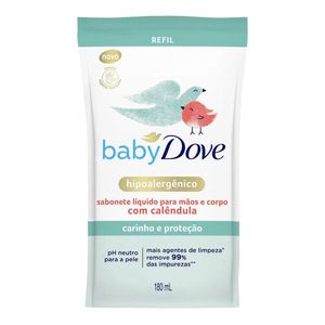 DOVE SABONETE LIQUIDO BABY COM CALENDULA CARINHO E PROTEÇAO