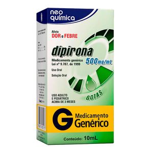 DIPIRONA SODICA NEO 500MG/ML GOTAS 10ML GEN