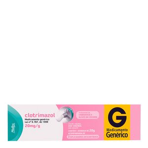 CLOTRIMAZOL MED 20MG/G CREME VAGINAL 20G 3APLIC GEN
