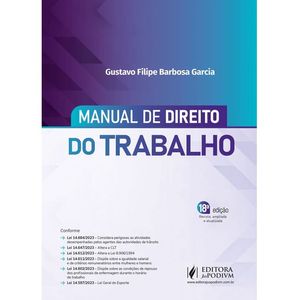 MANUAL DE DIREITO DO TRABALHO