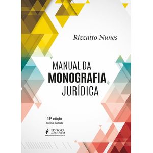 MANUAL DA MONOGRAFIA JURIDICA
