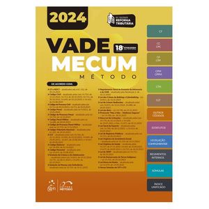 VADE MECUM TRADICIONAL METODO 2024 -  1º SEMESTRE