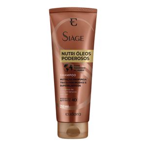 EUDORA SIAGE SHAMPOO NUTRI OLEOS PODEROSOS NUTRIÇAO PROFUNDA