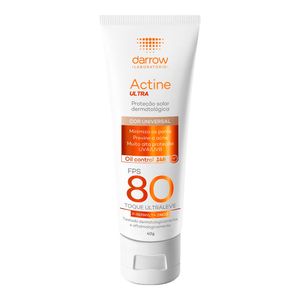 ACTINE ULTRA PROTETOR SOLAR FPS 80 COR UNIVERSAL 40G
