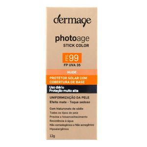 DERMAGE PHOTOAGE STICK COLOR FPS 99 NUDE 12G