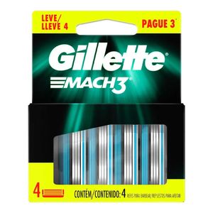 CARGA GILLETTE ORIGINAL MACH3 L4P3