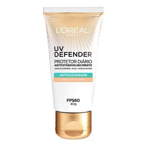 LOREAL PROTETOR SOLAR FACIAL DEFENDER FPS60 COR CLARA 40G