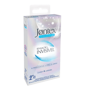 PRESERVATIVO JONTEX SENSAÇAO INVISIVEL 4UN