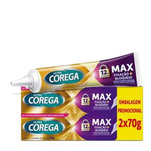 COREGA ULTRA CREME SEM SABOR 68G 2UN