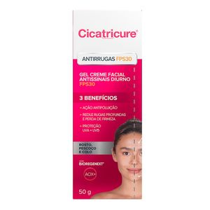 CICATRICURE CREME ANTI-IDADE DIURNO FPS30 50G