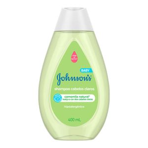 SHAMPOO JOHNSONS BABY CAMOMILA CABELOS CLAROS 400ML