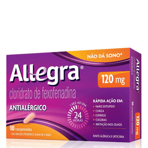 ALLEGRA 120MG 10CPR