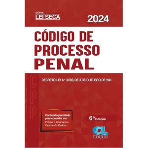 MINI CODIGO DE PROCESSO PENAL - SERIE LEI SECA