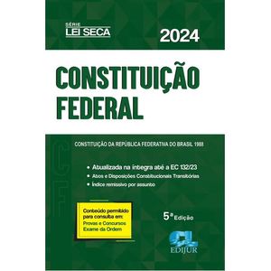 MINI CONSTITUICAO FEDERAL - SERIE LEI SECA