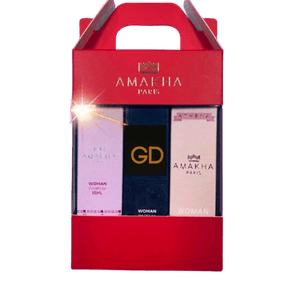 KIT AMAKHA FEM 521 VIP ROSE+GD+ATHENA COLONIA 3UN 15ML