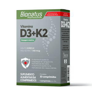VITAMINA D3+K2 BIONATUS 30CAP