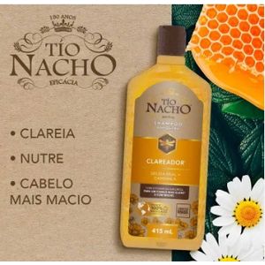 SHAMPOO TIO NACHO ANTIQUEDA CLAREADOR 415ML