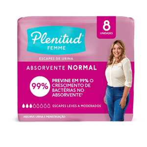 ABSORVENTE PLENITUD FEMME NORMAL 8UN