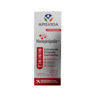 NANOPROPOLIS EXTRATO DE PROPOLIS VERMELHO APIS VIDA 20ML