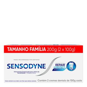 CREME DENTAL SENSODYNE REPAIR PROTECT 2UN 100G