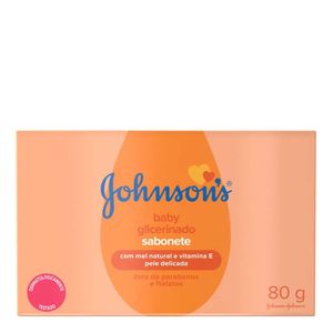 SABONETE JOHNSONS BABY GLICERINADO 80G